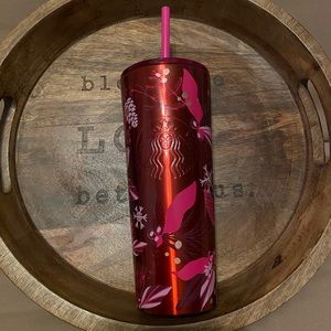 Starbucks Holiday Cup w/ straw